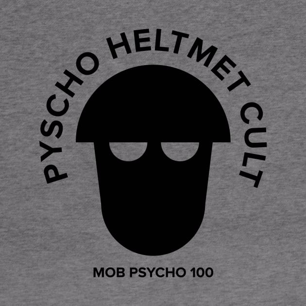 MP -  Pyscho Heltmet Cult Tee by teeconic